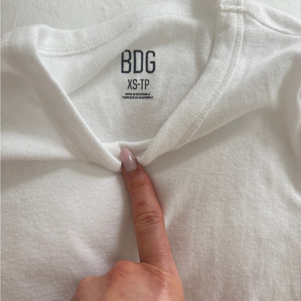 Urban Outfitters White Short Sleeve Tee Essential
